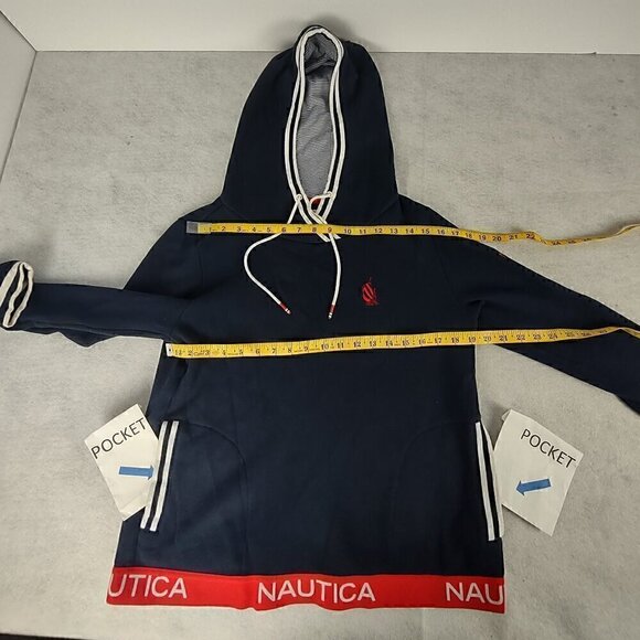 Nautica Women's 35th Anniversary Collection Cotton Blend Pullover Hoodie Size M - Picture 7 of 12